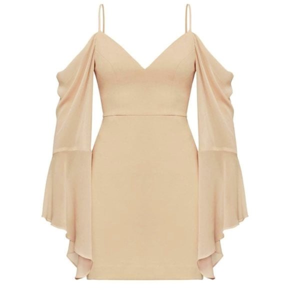 BCBG MAXAZRIA Palm Cold-Shoulder Dress $248.00 - Picture 6 of 9